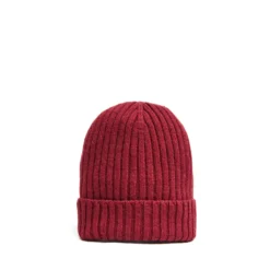 BERRETTO A COSTE BORDEAUX In cashmere