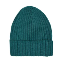 BERRETTO A COSTE VERDE SCURO In cashmere