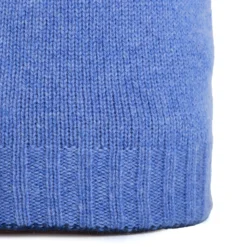 BERRETTO BICOLORE AZZURRO POLVERE E BLU In cashmere