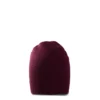 BERRETTO BICOLORE BORDEAUX In cashmere