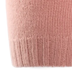 BERRETTO BICOLORE ROSA In cashmere