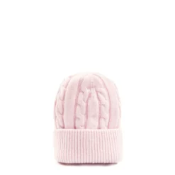 BERRETTO ROSA A trecce in cashmere