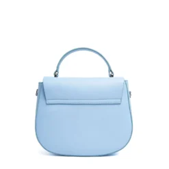 BORSA CLEO AZZURRA In pelle liscia