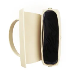 BORSA CLEO BEIGE In pelle liscia