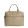 BORSA DA VIAGGIO BEIGE In pelle martellata