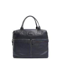 BORSA DA VIAGGIOBLU SCURO In pelle martellata
