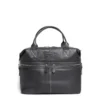 BORSA DA VIAGGIO NERA In pelle martellata