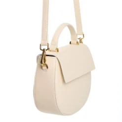 BORSA MINI CLEO BEIGE In pelle liscia