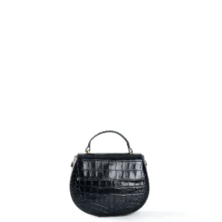 BORSA MINI CLEO BLU Stampa coccodrillo