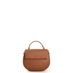 BORSA MINI CLEO CUOIO In pelle liscia