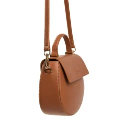 BORSA MINI CLEO CUOIO In pelle liscia