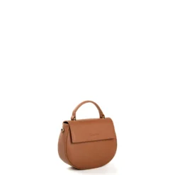 BORSA MINI CLEO CUOIO In pelle liscia
