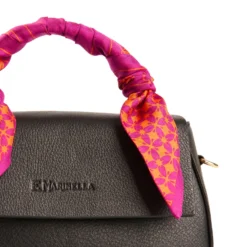 BORSA MINI CLEO NERA In pelle liscia