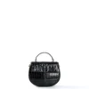BORSA MINI CLEO NERA Stampa coccodrillo