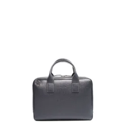 BORSA PORTA PC BLU In pelle martellata