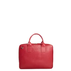 BORSA PORTA PC BORDEAUX In pelle martellata