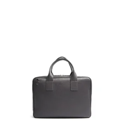 BORSA PORTA PC GRIGIA In pelle martellata