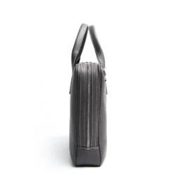 BORSA PORTA PC GRIGIA In pelle martellata