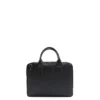 BORSA PORTA PC NERA In pelle martellata