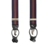 BRETELLE EM BLU SCURO E BORDEAUX Rigata