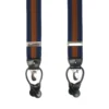 BRETELLE EM BLU SCURO E MARRONE CHIARO Rigata
