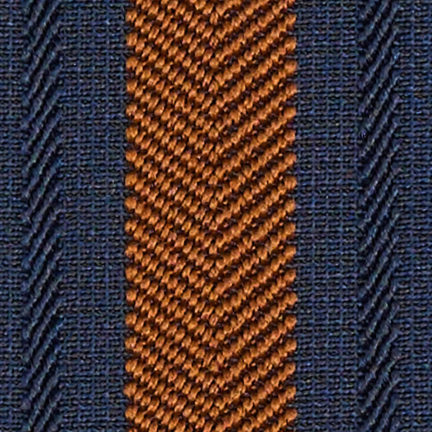 BRETELLE EM BLU SCURO E MARRONE CHIARO Rigata