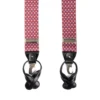 BRETELLE EM BORDEAUX Microfantasia fiore