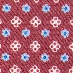 BRETELLE EM BORDEAUX Microfantasia fiore