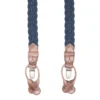 BRETELLE INTRECCIATE BLU In cotone
