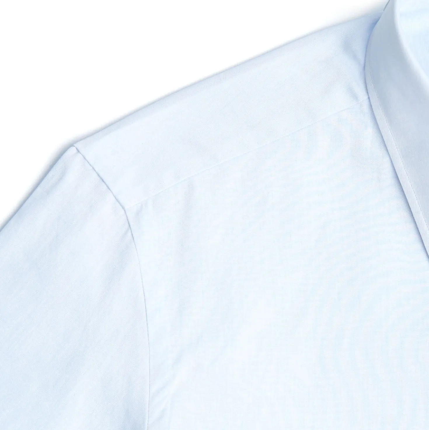 CAMICIA CLASSICA AZZURRA REGULAR In cotone popeline