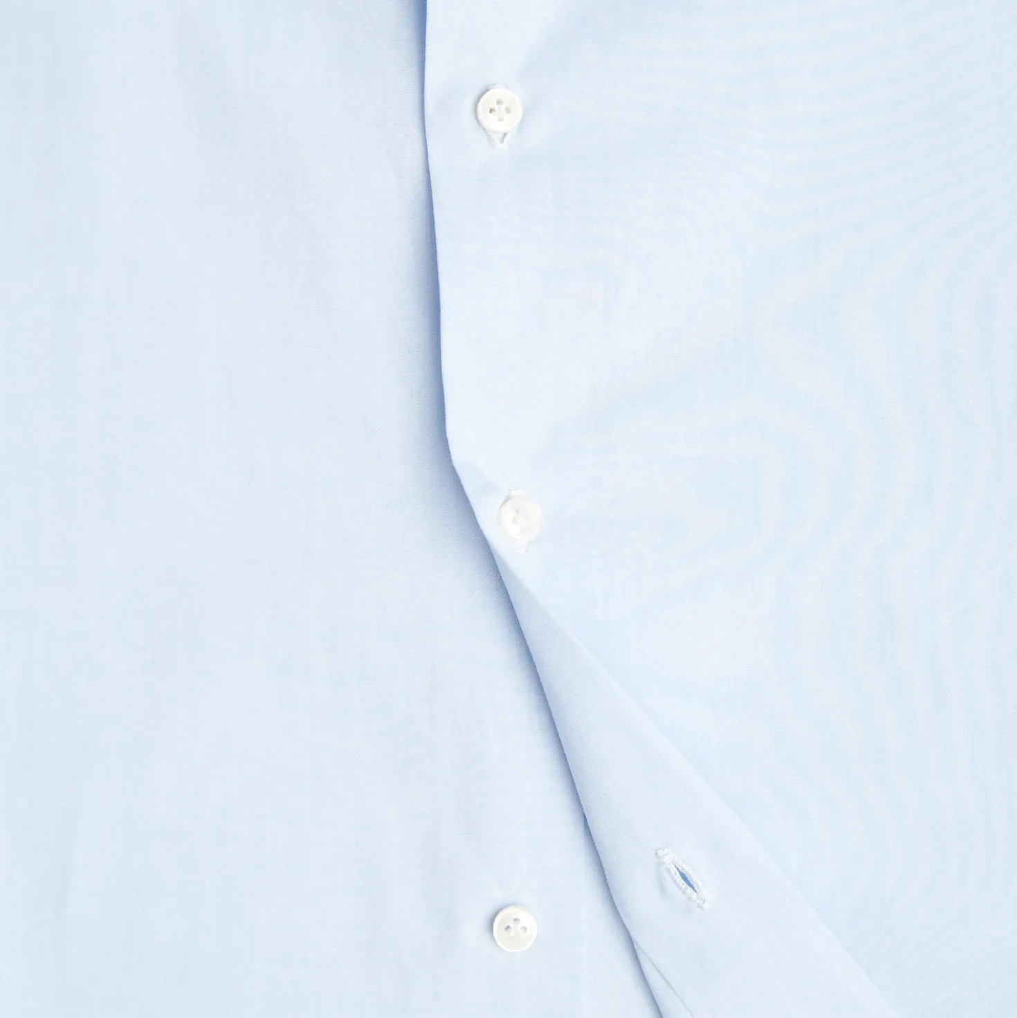 CAMICIA CLASSICA AZZURRA REGULAR In cotone popeline