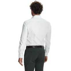 CAMICIA CLASSICA BIANCA SLIM In cotone popeline