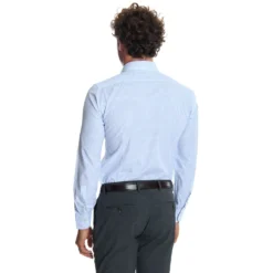 CAMICIA CLASSICA DOPPIA RIGA SLIM In cotone popeline