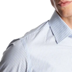 CAMICIA CLASSICA DOPPIA RIGA SLIM In cotone popeline