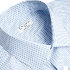 CAMICIA CLASSICA DOPPIA RIGA SLIM In cotone popeline