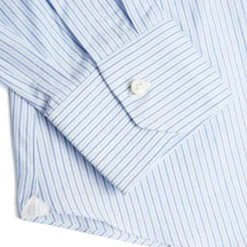 CAMICIA CLASSICA DOPPIA RIGA SLIM In cotone popeline