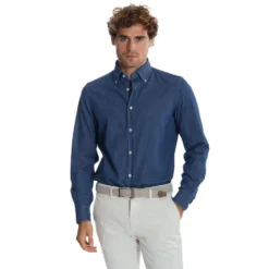 CAMICIA DI JEANS Blu
