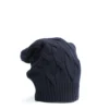 CAPPELLO A TRECCE BLU In lana