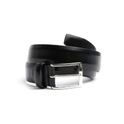 CINTURA CLASSICA NERA In pelle 30 mm