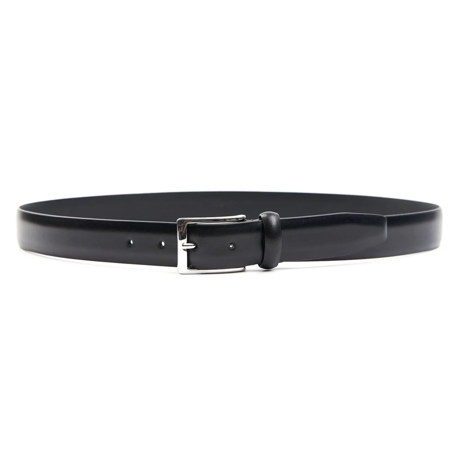 CINTURA CLASSICA NERA In pelle 30 mm