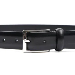 CINTURA CLASSICA NERA In pelle 30 mm