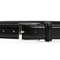 CINTURA CLASSICA NERA In pelle 30 mm
