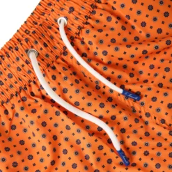 COSTUME DA BAGNO ARANCIONE Macrofantasia fiore