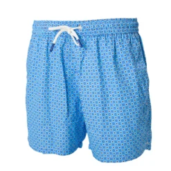 COSTUME DA BAGNO AZZURRO Macrofantasia fiore