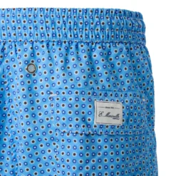 COSTUME DA BAGNO AZZURRO Macrofantasia fiore