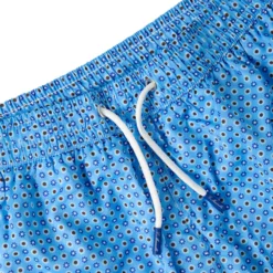 COSTUME DA BAGNO AZZURRO Macrofantasia fiore