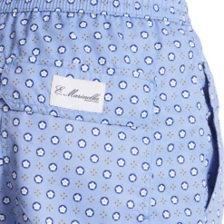 COSTUME DA BAGNO AZZURRO Macrofantasia fiore