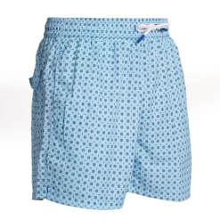 COSTUME DA BAGNO AZZURRO Macrofantasia fiore