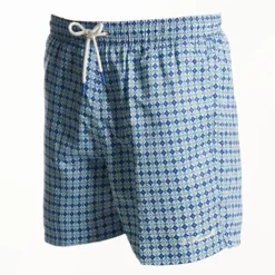 COSTUME DA BAGNO AZZURRO Macrofantasia fiore