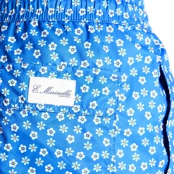 COSTUME DA BAGNO AZZURRO Macrofantasia fiore